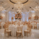 Salle de mariage décorée